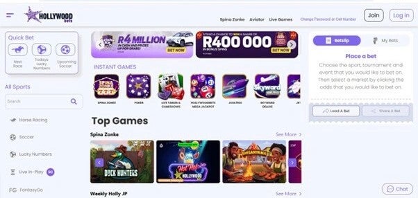 Step1: Visit the official sportsbook website